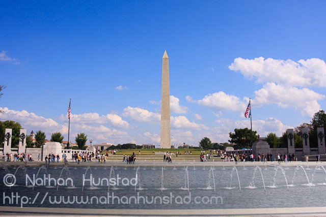 The Washington Monument from the WWII Memorial